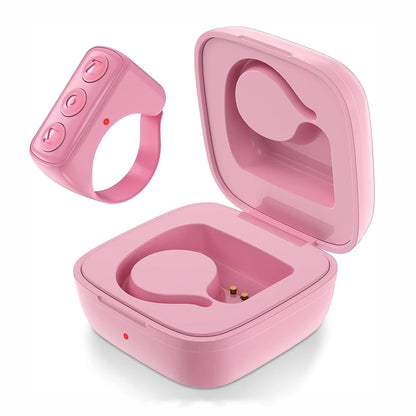 Phone Remote Control Page Turner Bluetooth Compatible Scrolling Ring for Tiktok Kindle App Phone Video Recording Controller