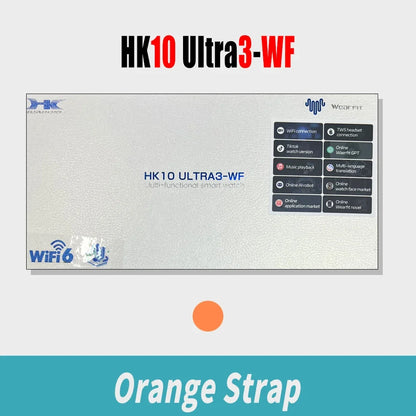 2024 HK10 Ultra 3-WF Smart Watch AMOLED NFC Wifi Chatgpt Album Local Music TWS 1GB ROM Bluetooth Men'S Smart Watch PK H15 Ultra+